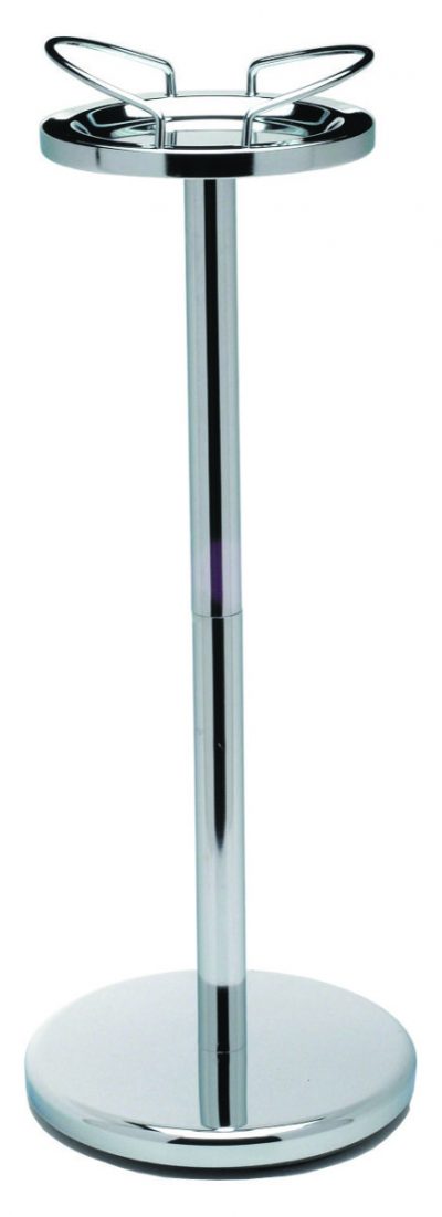Wine Bucket Stand - Chrome 68cm