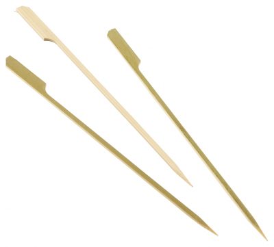 Bamboo Gun Shaped Paddle Skewers 18cm/7" (100pcs)