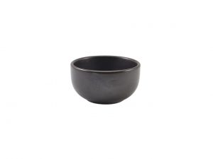 Terra Porcelain Black Round Bowl 11.5cm