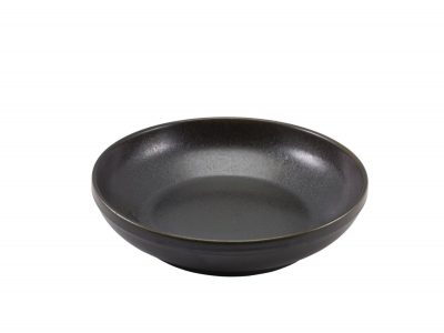 Terra Porcelain Black Coupe Bowl 27.5cm