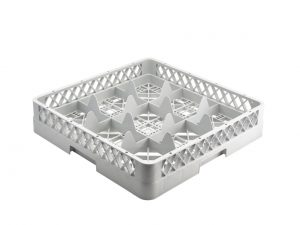 Genware 9 Compartment Glass Rack