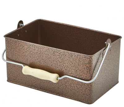 Rectangular Table Caddy 24.5 x 15.5 x 12.5cm Antique Copper
