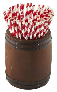 Miniature Dark Wooden Barrel 11.5 Dia x 13.5cm