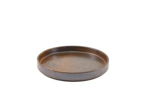 Terra Porcelain Rustic Copper Presentation Plate 21cm