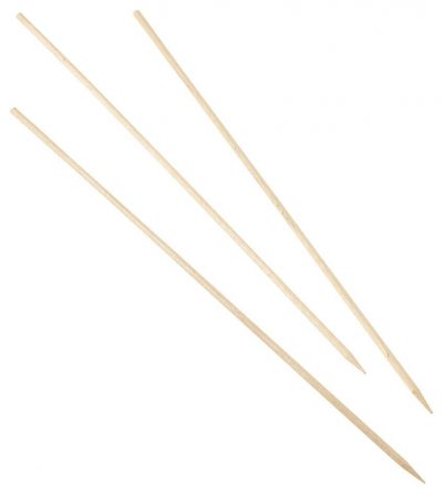 Wooden Skewers 25cm/10" (100pcs)