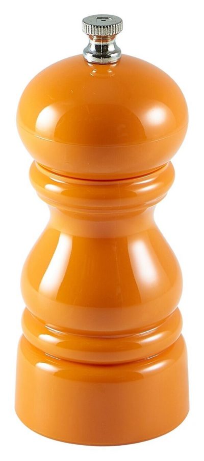 Genware Salt Or Pepper Grinder Orange 12.7cm