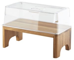 Acacia Wood GN Buffet Riser GN 1/3 12cm (H)
