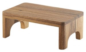 Acacia Wood GN Buffet Riser GN 1/4 10cm (H)