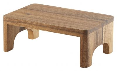 Acacia Wood GN Buffet Riser GN 1/4 10cm (H)