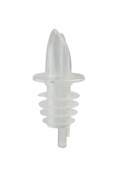 Beaumont Economy Freeflow Plastic Pourer Translucent - Pack of 10