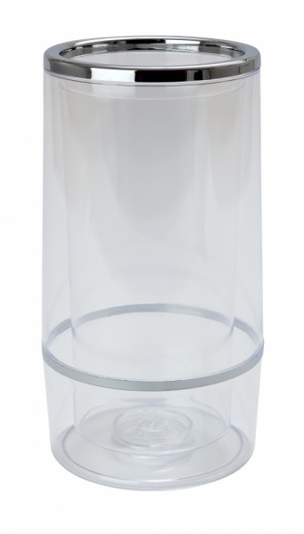 Beaumont Chrome & Plastic Wine Cooler
