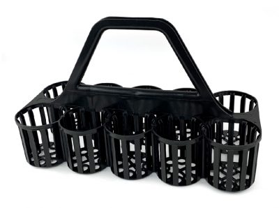 Beaumont Glass Carrier - Black