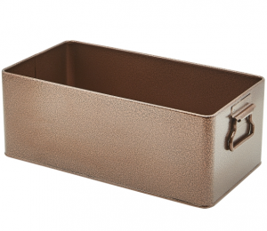 Galvanised Steel Box GN 1/3 Antique Copper
