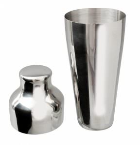 Beaumont Mezclar 550ml Stainless Steel Art Deco Shaker