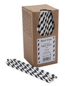 Paper-Straw-BLACK-WHITE-STRIPED