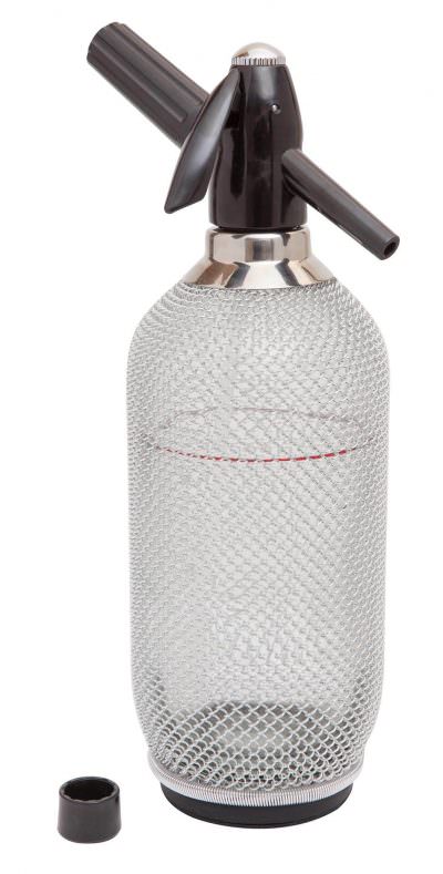 Beaumont Glass Soda Syphon With Mesh