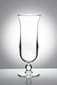 Hurricane Premium Cocktail Reusable Plastic Glasses - 4 Pack