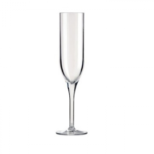 Premium Champagne Flutes - Reusable Plastic - 6 Pack