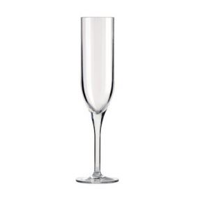 Premium Champagne Flutes - Reusable Plastic - 6 Pack