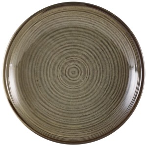 Terra Porcelain Grey Deep Coupe Plate 28cm