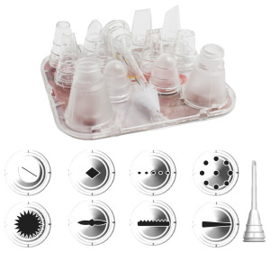 Piping Nozzle Set- Deco Designs