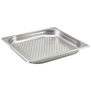 GenWare Perforated St/St Gastronorm Pan 2/3 - 40mm Deep