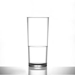 Plastic Tumbler Glasses, Polycarbonate 12oz In2Stax, Clear - 24 Pack