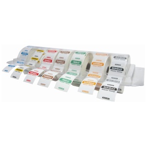 25mm 7 Days Removable Day Labels With Dispenser (7 x 1000)