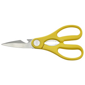 Stainless Steel Kitchen Scissors 8" Yellow