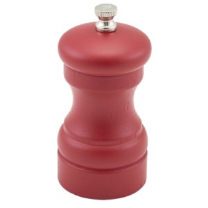 GenWare Red Wooden Salt/Pepper Grinder 10cm