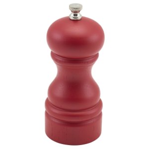 GenWare Red Wooden Salt/Pepper Grinder 13cm