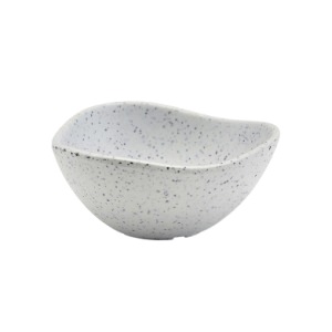 White Granite Melamine Triangular Ramekin 3.5oz