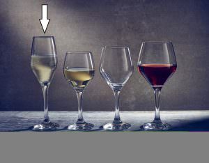 Ella Champagne Flute 23cl/8.1oz - 35 Pack and 1 x Glassware Storage Box