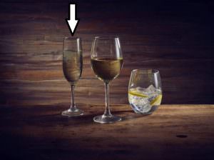 Premium Champagne Flute Glasses, Pack of 35 - Pinot Range & Correx Glassware Storage Crate