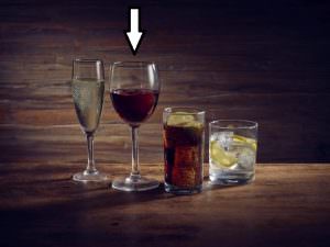 Tempered Wine Glasses Merlot 31cl / 10.9oz, Set of 24 with Storage Crate & Lid