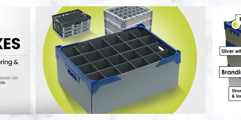 Glassware Storage Boxes and Crates UK