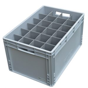 Large Wine Glass Solid Crate