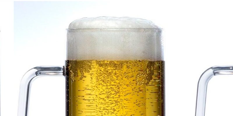 Plastic beer mugs pints