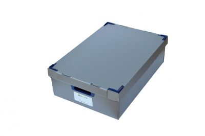 1. Small Correx Stacking Storage Boxes, Pack of 1, Height 150mm