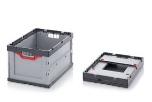 Auer Folding Collapsable Crate Container
