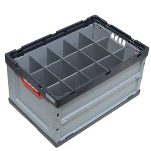 Auer Folding Glass Storage Crate 15 Cells