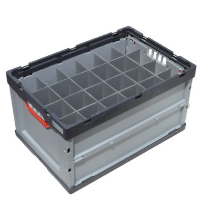 Container Auer Euro Crate Folding, Dividers 24 cells