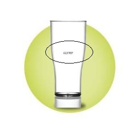 Elite CE Marked and Lined Plastic Glasses